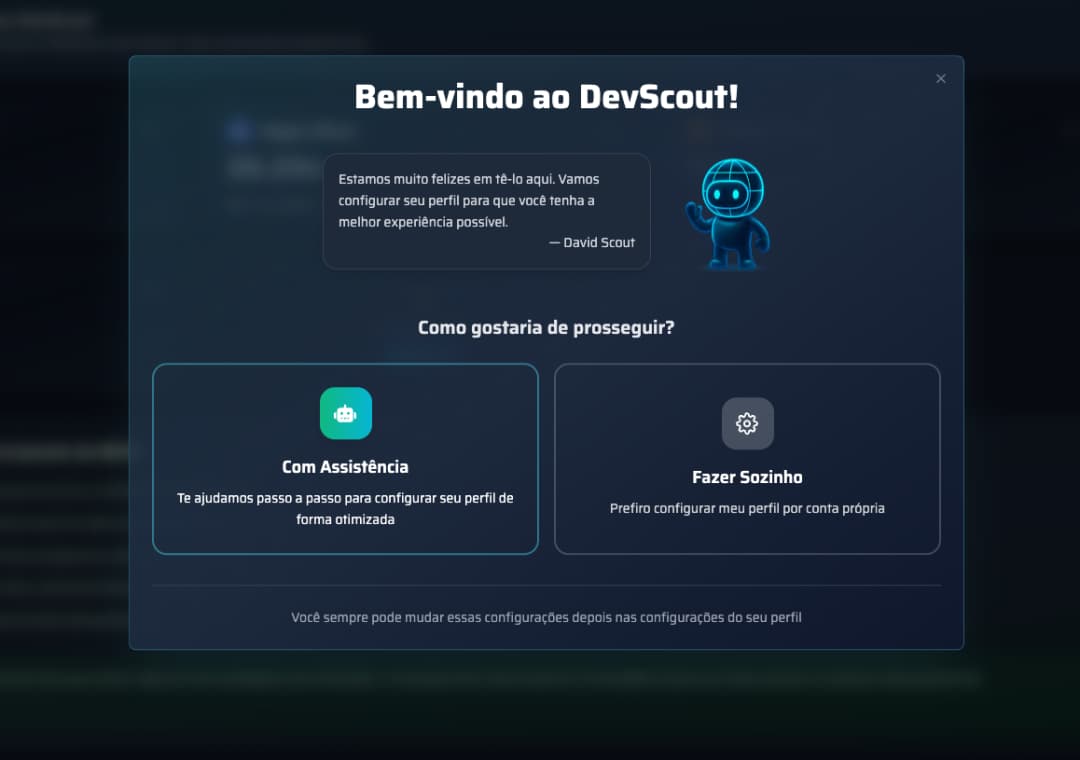 DevScout Atual - Nova Versão