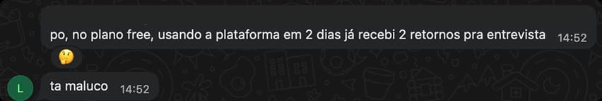 Feedback da comunidade 1